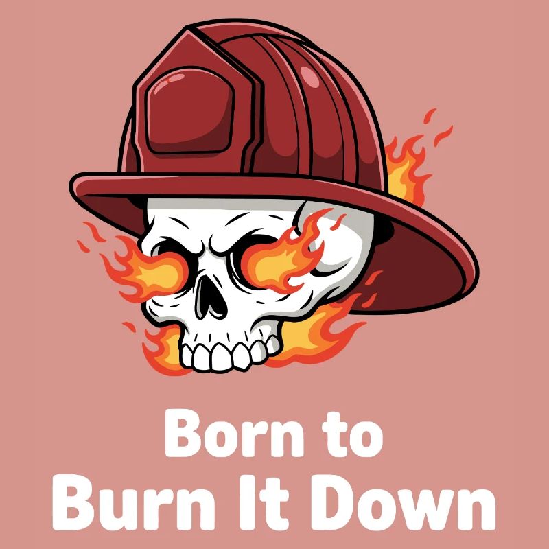 Born to Burn It Down Skull