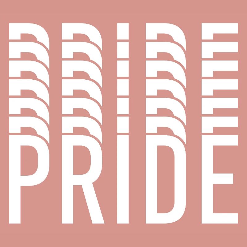 Pride Typography in Color Clusters
