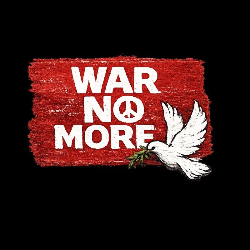 War No More – Sticker Peace & Humanity