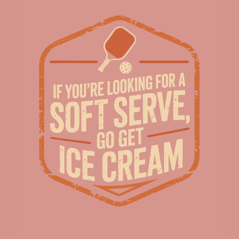 Pickleball Spieler Looking For Soft Serve Dinking