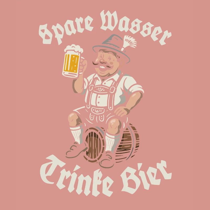 Save Water, Drink Beer - Beer Drinker - Saying