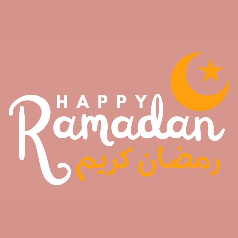 Ramadan Night Crescent Script
