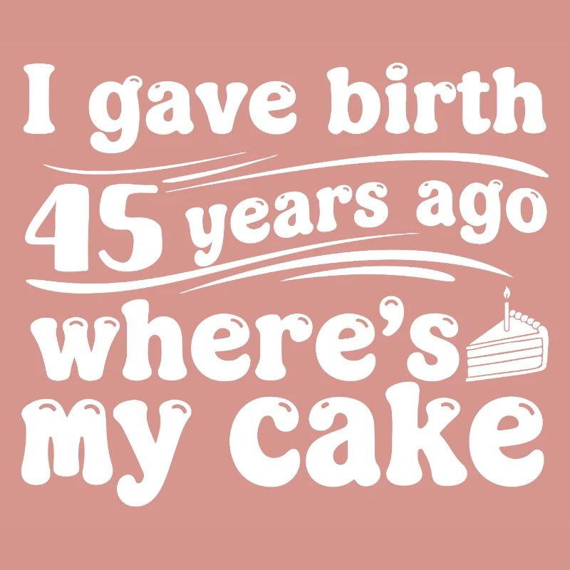 Birthday 45 years ago – cake?
