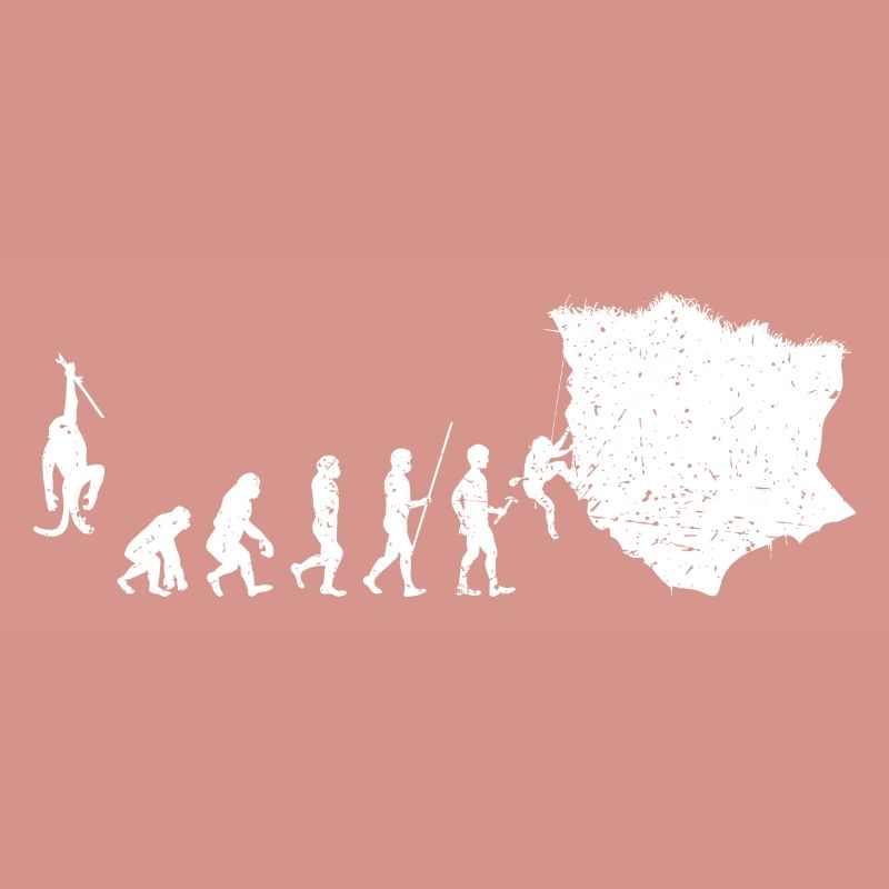 Silhouette de l’évolution à l’aventure