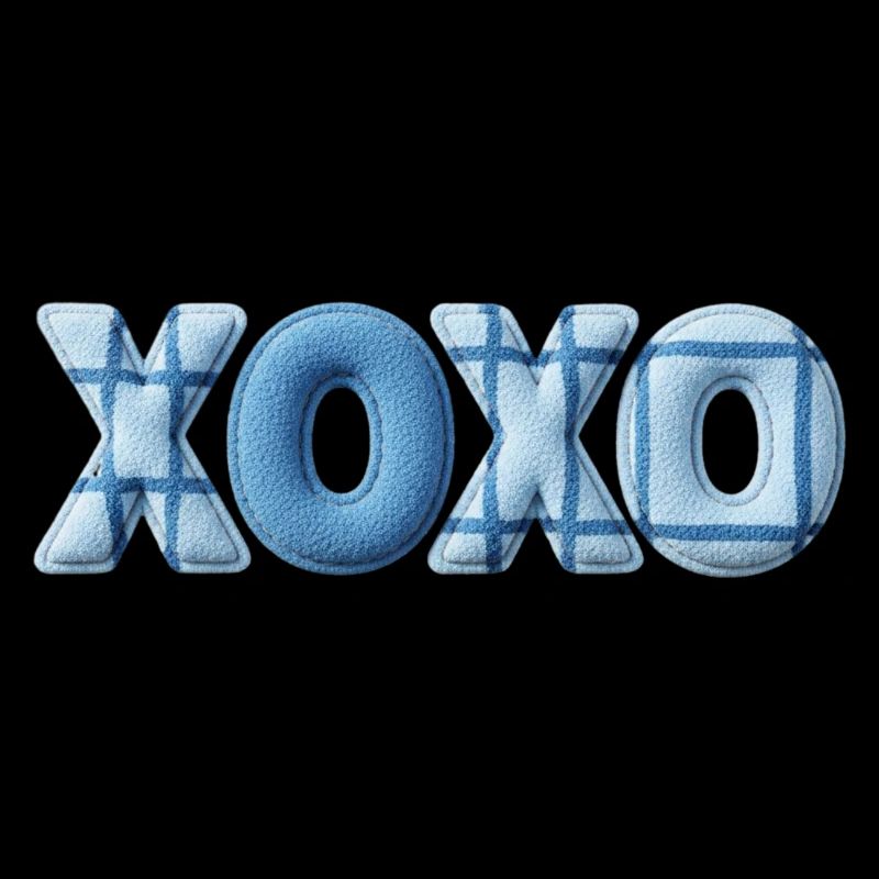 XOXO Patchwork Look mit Stoff Optik