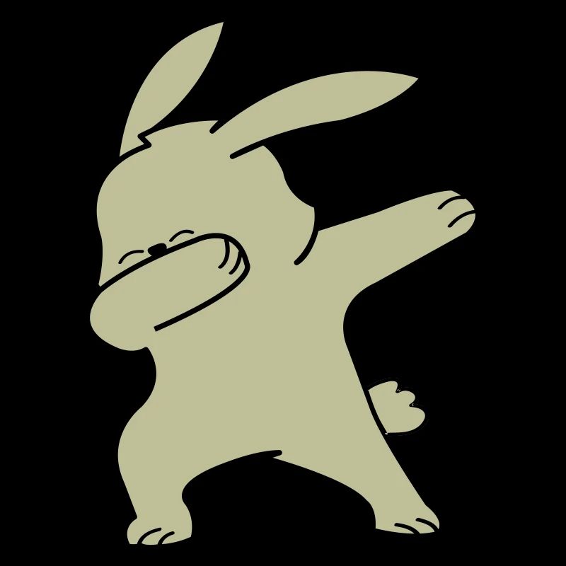 Dabbing Lapin