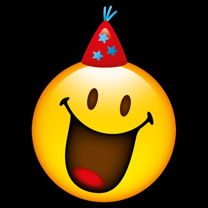 Smiley with Party Hat