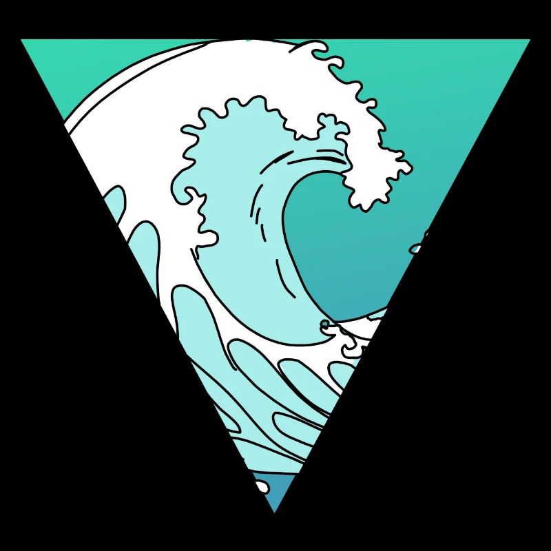 Vague en triangle