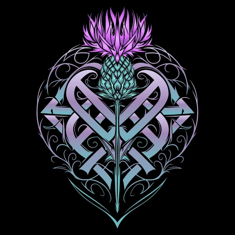 Thistle Shield Celtic Knots Thistle Lover