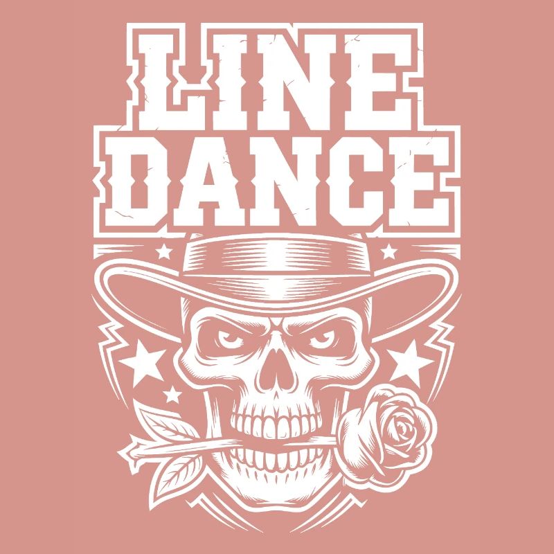 Line Dance Skull Tee