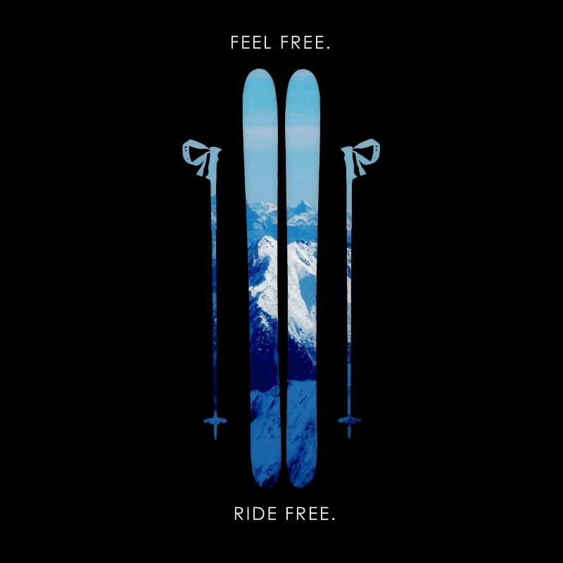 Freeski - White