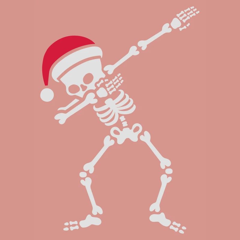Santa dab / dabbing skeleton