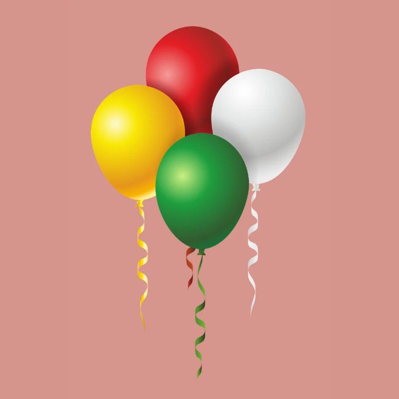 Luftballons zu Fasching oder Karneval