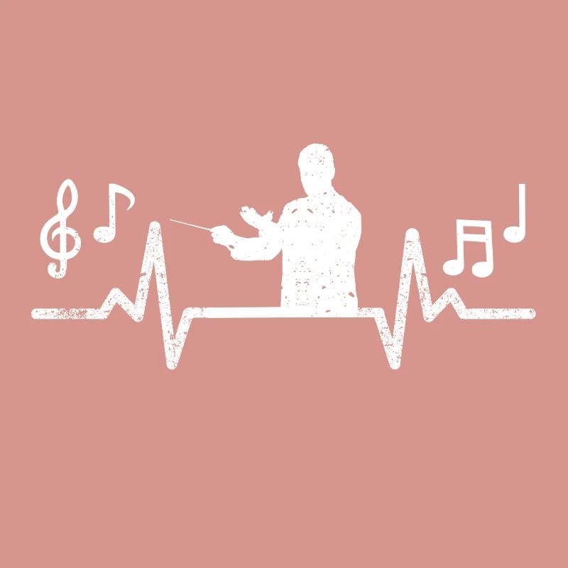 Dirigent Herzschlag Musiker Geschenkidee