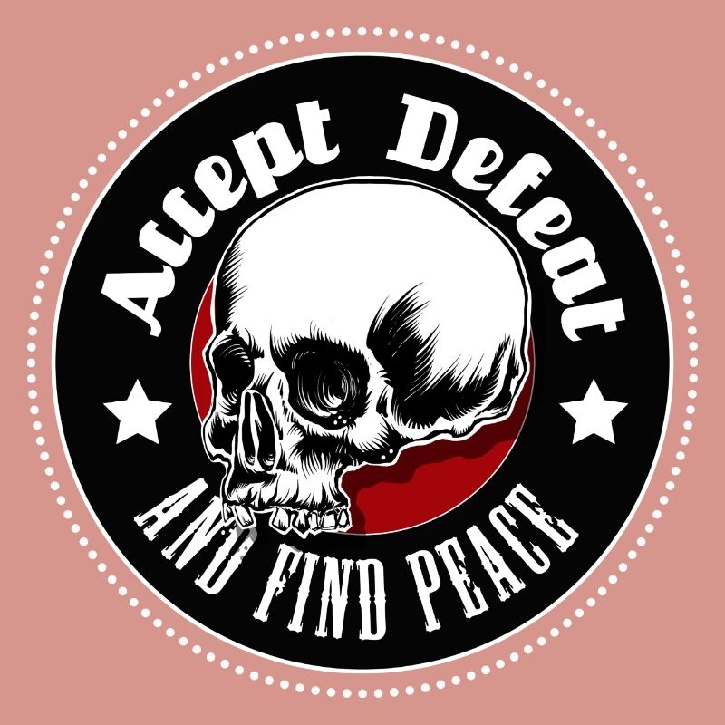 Accept Deafeat Skull