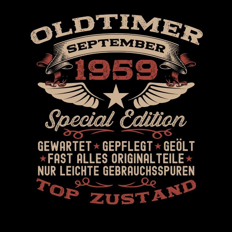 66. Geburtstag Geschenk Oldtimer September 1959