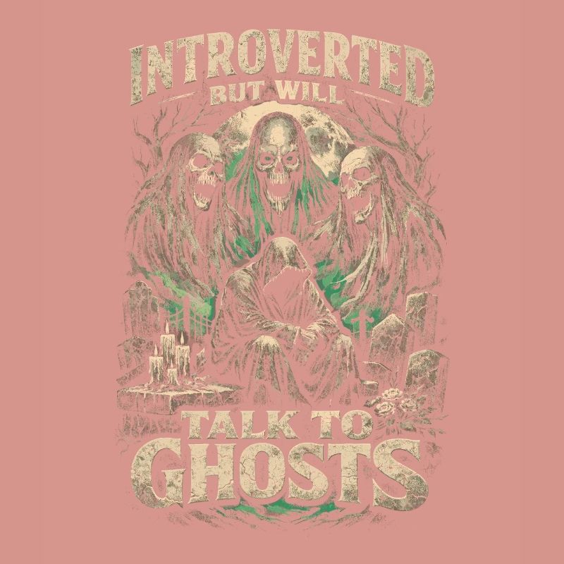 Friedhof Goth Introverted But Will Talk To Ghosts