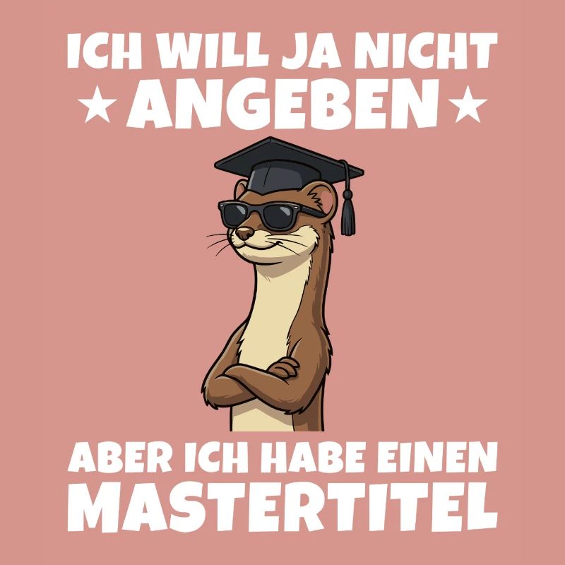 Mastertitel geschafft Wiesel Studium Abschluss