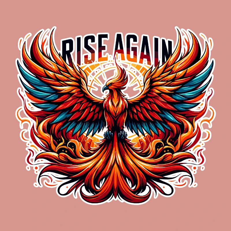 Rise Again - Phönix Illustration