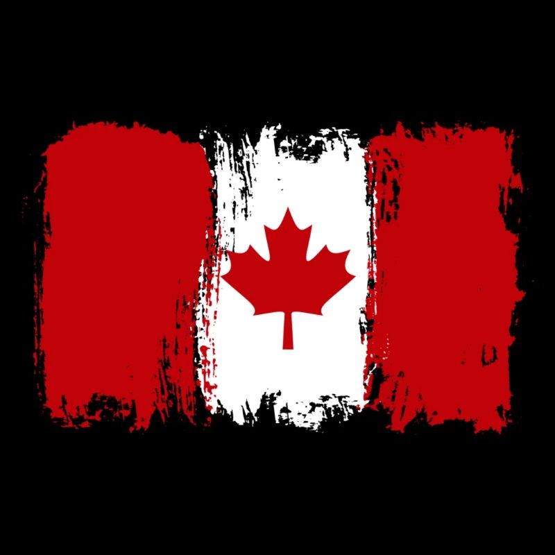 Maple Leaf Ink Splash