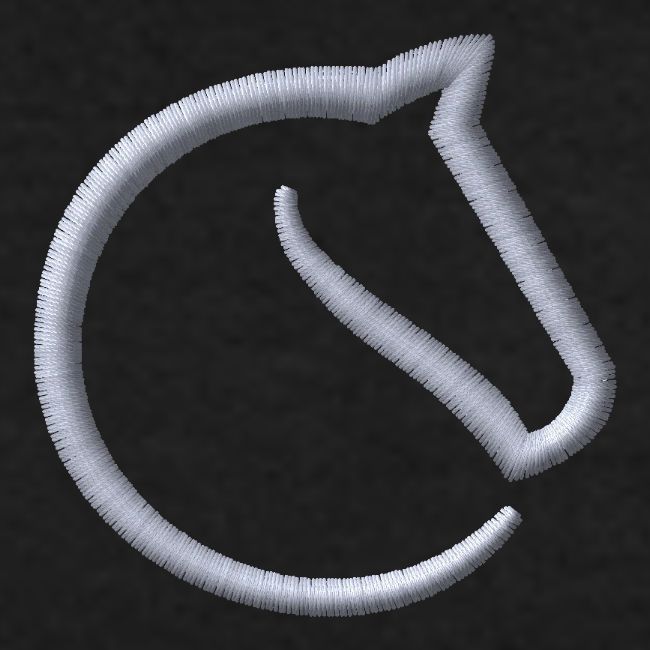 embroidered lichess logo