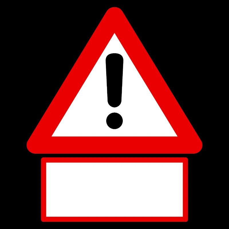 Warning! Custom text! 2 lines 🚧