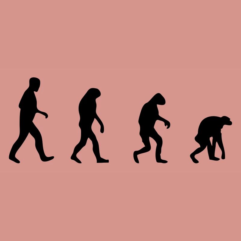 evolution backwards