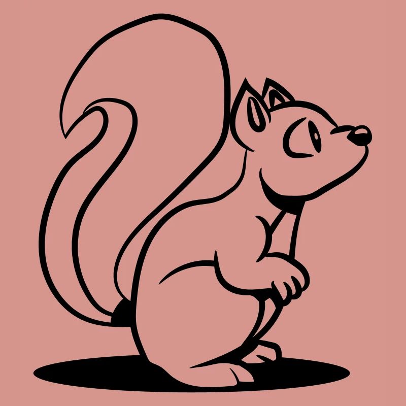 Écureuils doux mignon