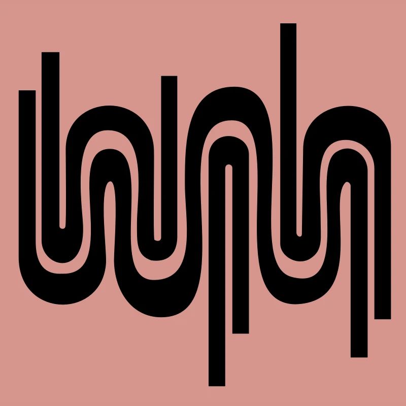 Abstract wave / 70s pattern