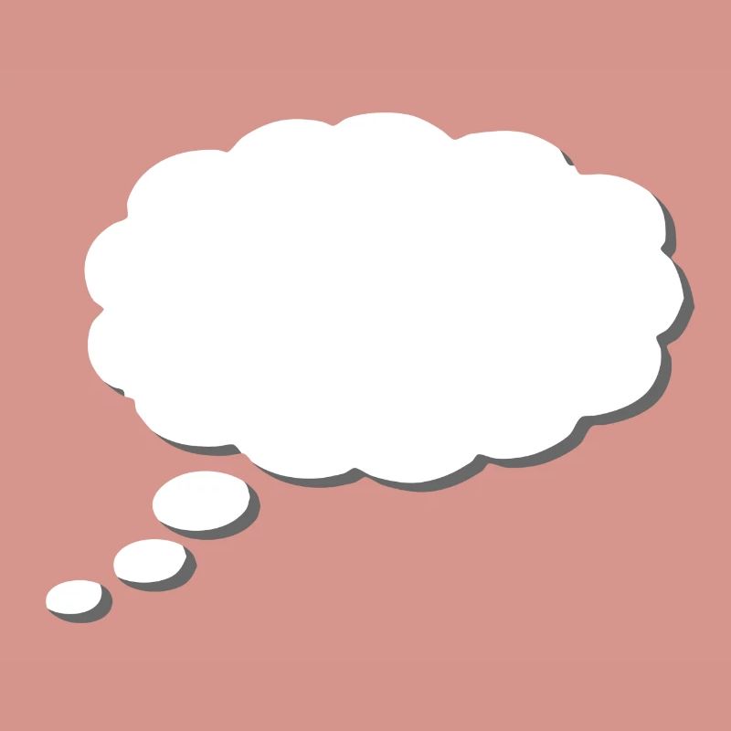 Thought Cloud, Thinkbubble. To personalize