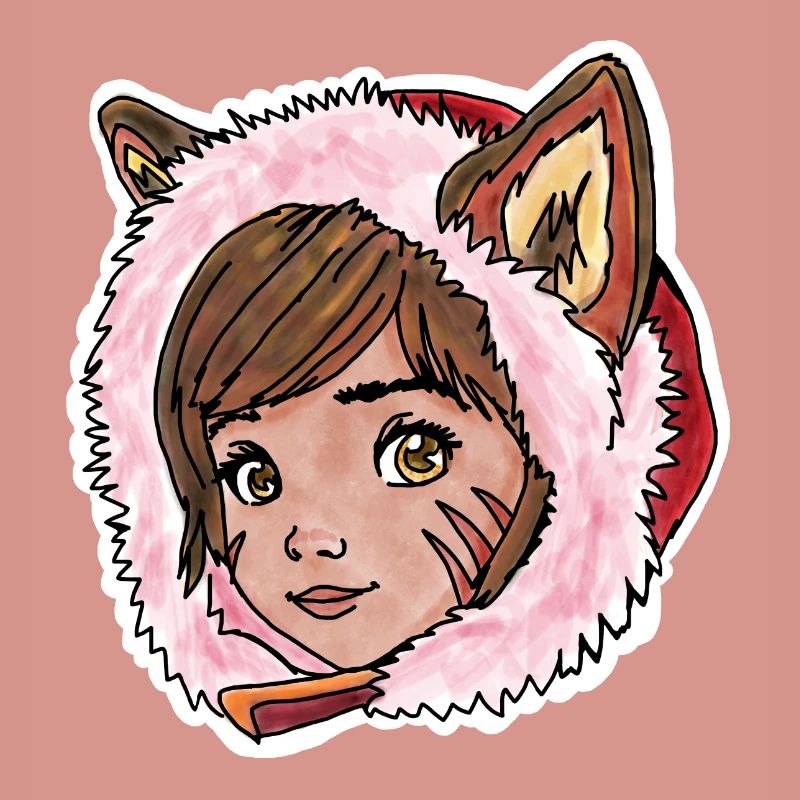 Rotkäppchen als kleiner Wolf
