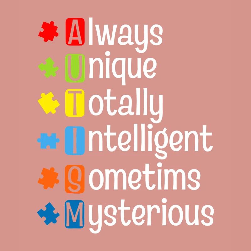 Autism Puzzle Pride: Unique Minds