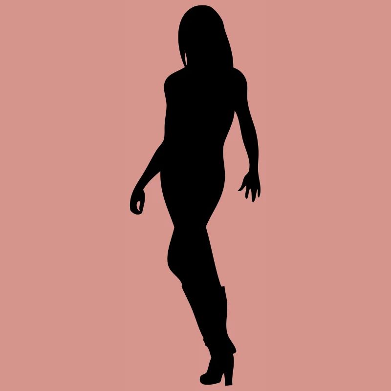 Frau Körper Silhouette Vektor-Design