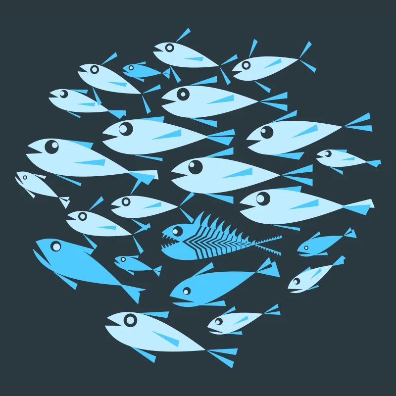 Fisch Cyan