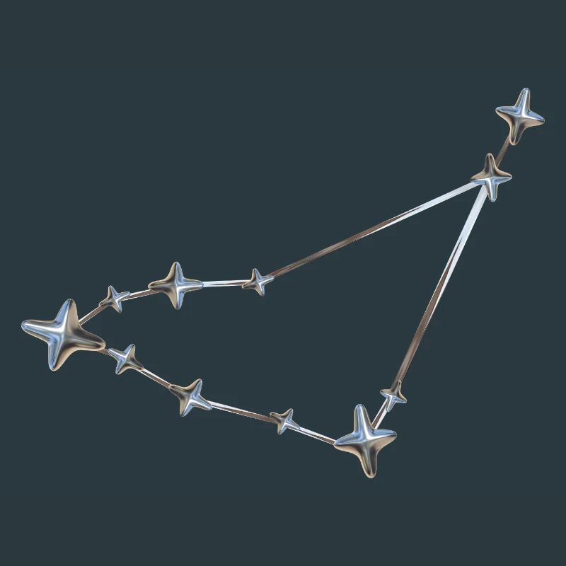 Rangée d’étoiles Conception de constellation