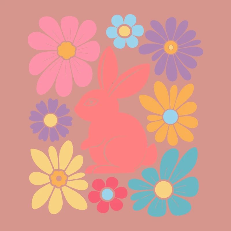 Happy Easter Bunny Boho