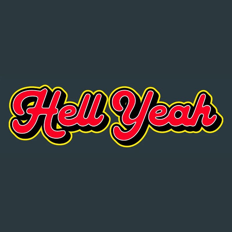 Hell yes 3D Retro Script