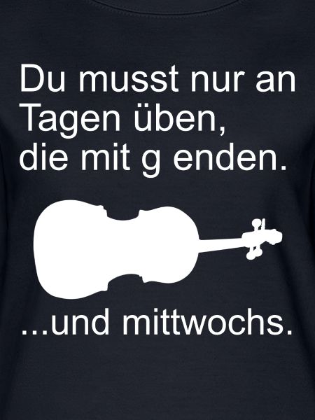 Geige üben