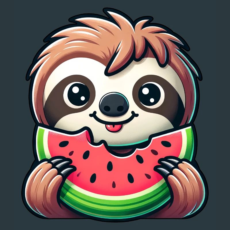 Sloth, Summer Fruit, Melon
