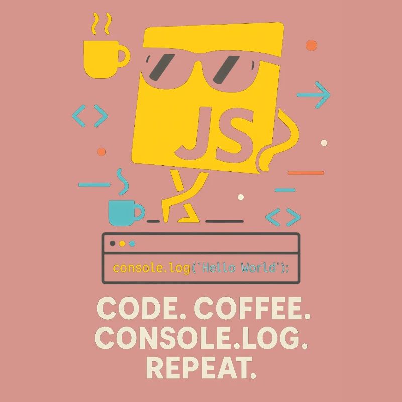 Code Coffee Console.log Repeat JavaScript Program