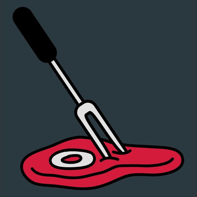 Barbecue Fork And Steak