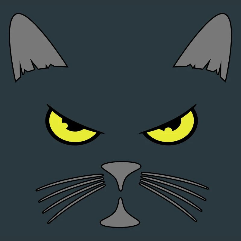 Cat cool face