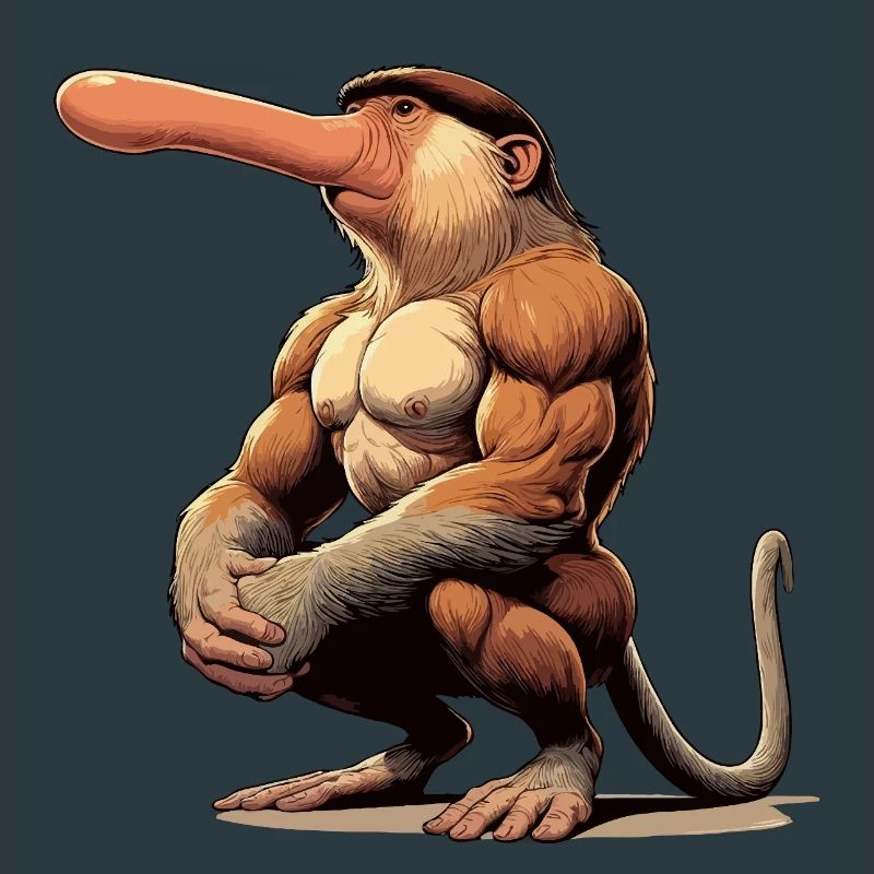 Proboscis monkey tough