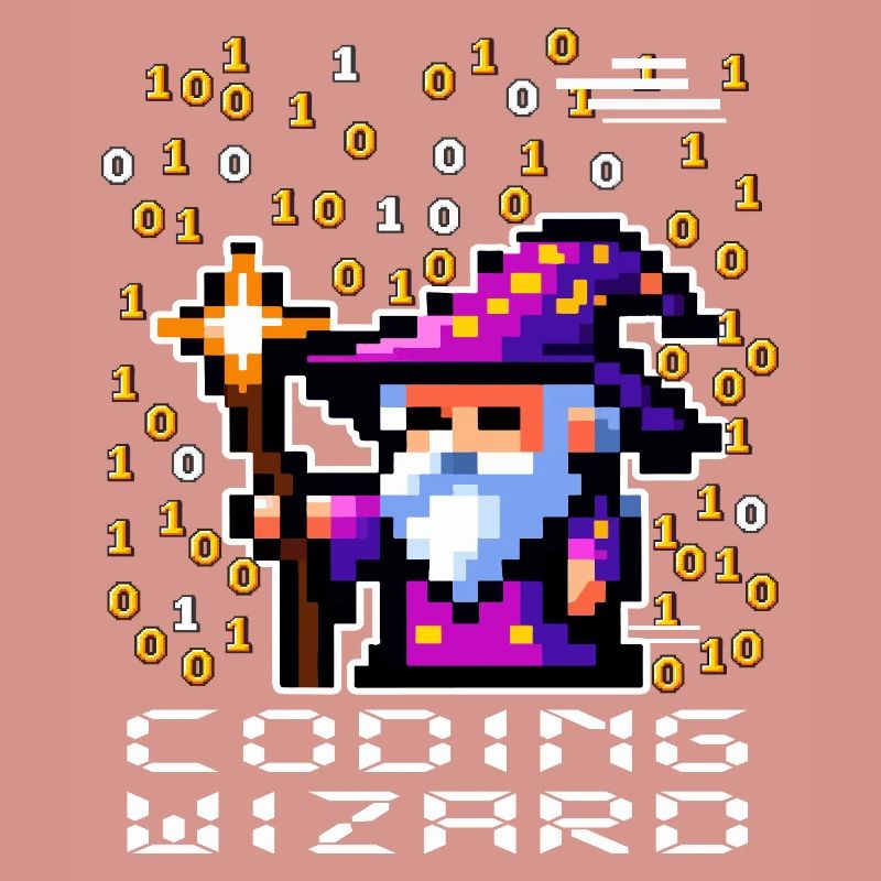 Zauberer-Pixel-Code
