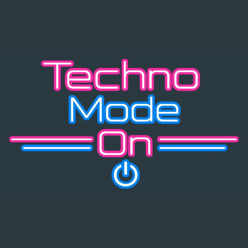 Techno Mode Neon On