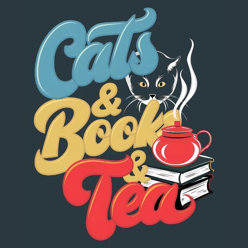 Chat et thé Imprimer