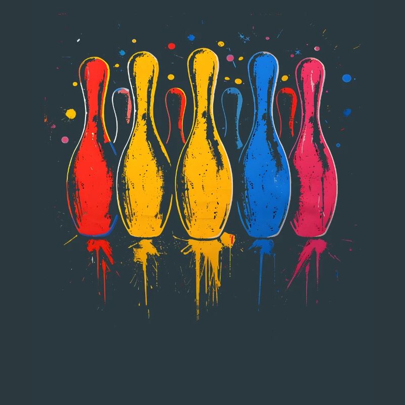 Bowling Éclaboussures de couleurs