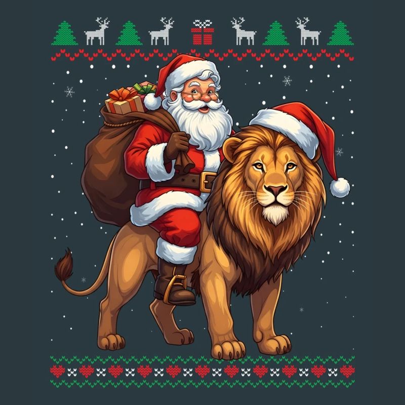 Fun Ugly Santa Weihnachtspullover