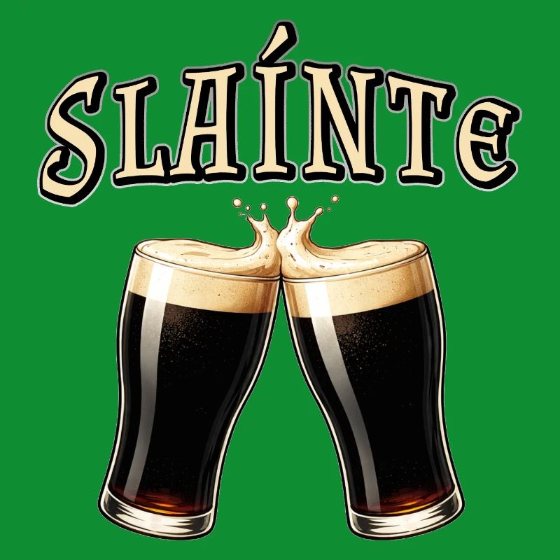 Sláinte - Irischer Trinkspruch mit Bier