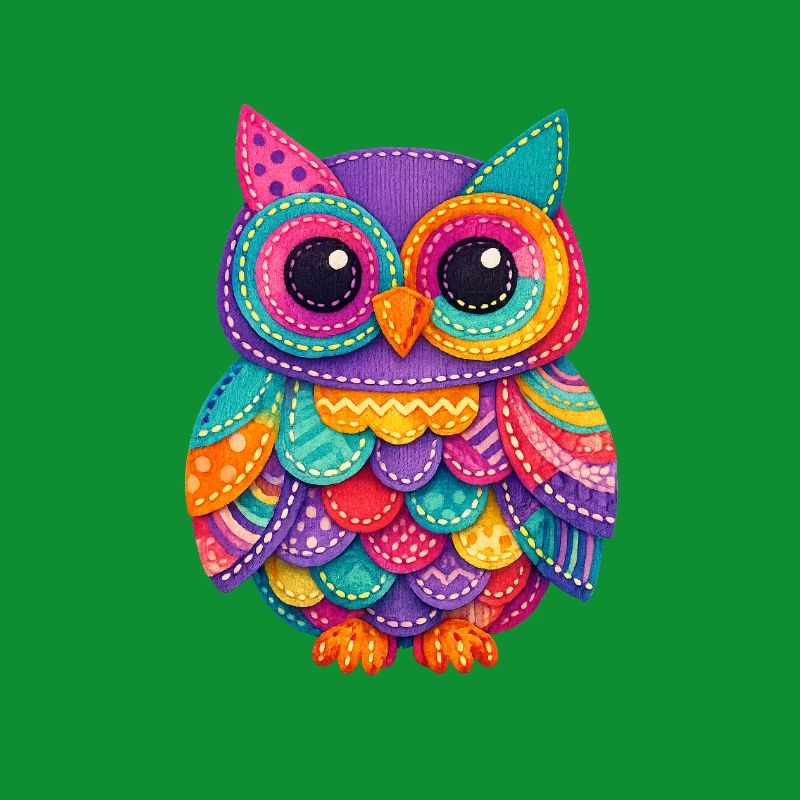 Patchwork Owl Magic